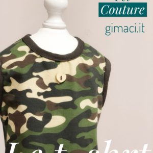 T-shirt in cotone mimetico