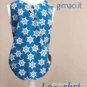 T-shirt in cotone fantasia timone