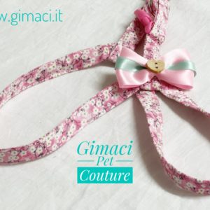 Pettorina tre ponti in cotone Londinese rosa antico