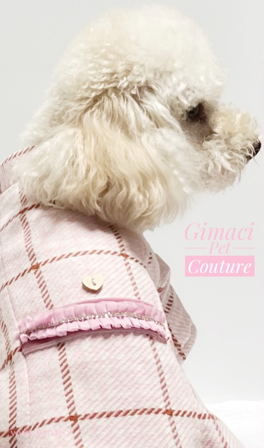 Cappottino in lana rosa - immagine 10