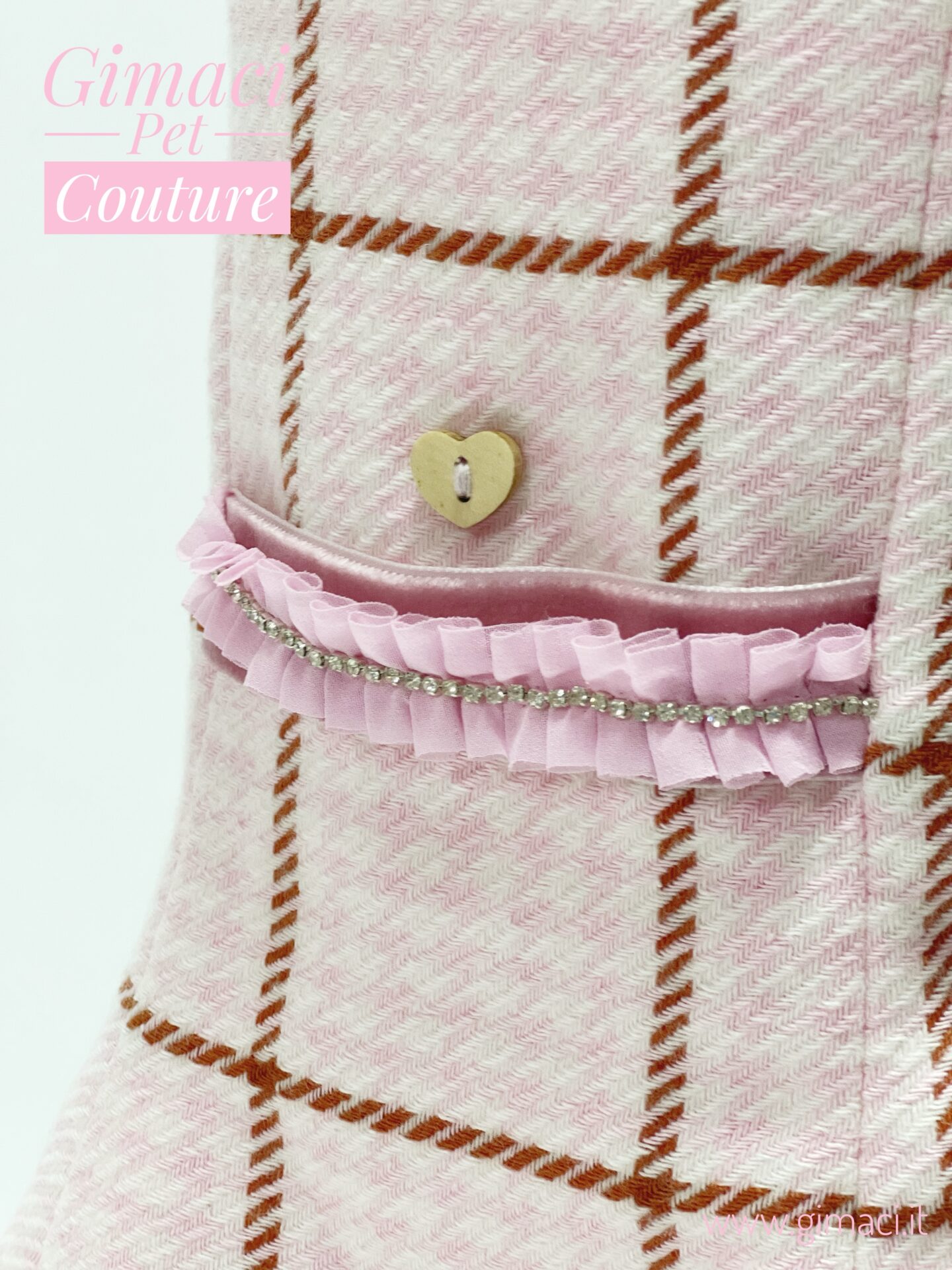 Cappottino in lana rosa - immagine 13